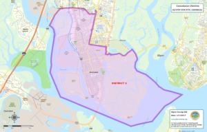 Glynn County Commission Map District Five (5)