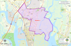 Glynn County Commission Map District Four (4)