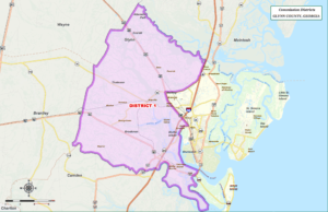 Glynn County Commission Map District One (1)