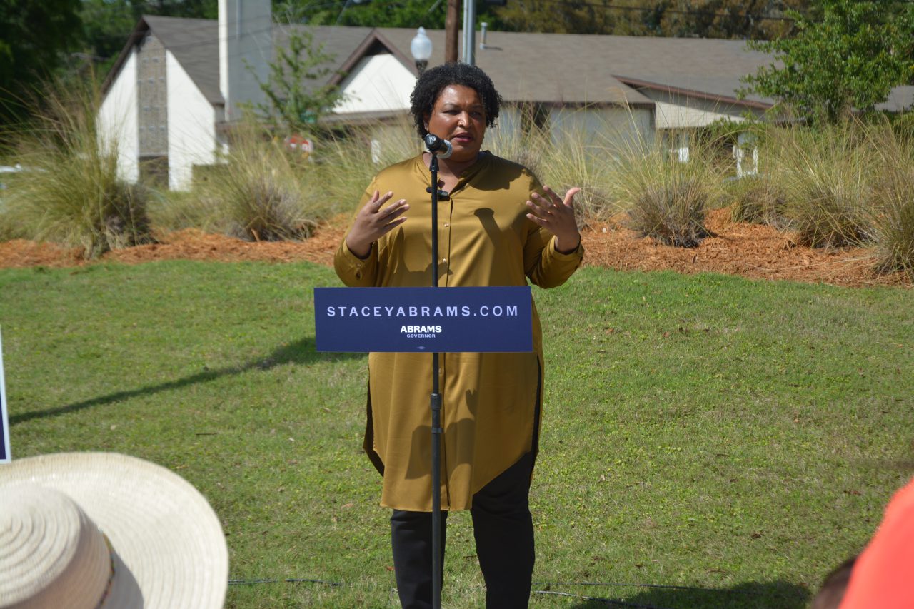Democrat Governor Candidate Stacey Abrams.